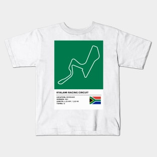 Kyalami Racing Circuit [info] Kids T-Shirt